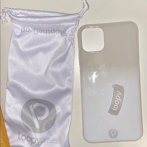 BRAND NEW White Ombré Loopy Case(LEFTY)